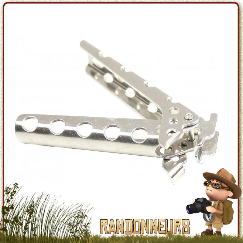 Pince preneuse amovible Panhandler ultra légère pour toute casserole, poêle, assiette et bol de randonnée trek Pince preneuse amovible Panhandler ultra légère pour toute casserole, poêle, assiette et bol de randonnée trek