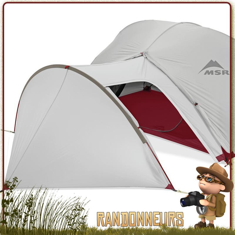 MSR, le choix des accessoires pour tente randonnée légère MSR, Auvent Gear Shed Tente Hubba Gris MSR MSR, le choix des accessoires pour tente randonnée légère MSR, Auvent Gear Shed Tente Hubba Gris MSR