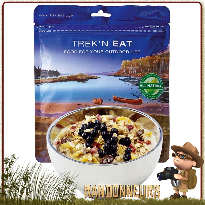 Muesli aux Céréales Complètes Trek'nEat pour randonner léger Muesli aux Céréales Complètes Trek'nEat pour randonner léger