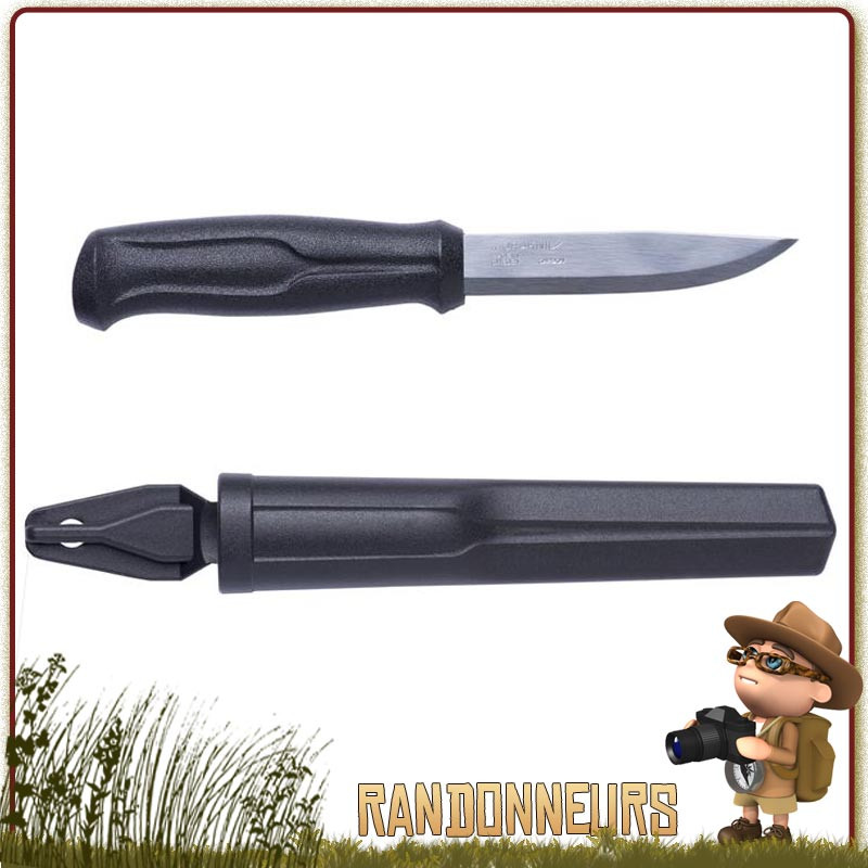 Couteau bushcraft Mora 510 Carbone, autant de polyvalence dans un seul couteau MORA de survie Couteau bushcraft Mora 510 Carbone, autant de polyvalence dans un seul couteau MORA de survie
