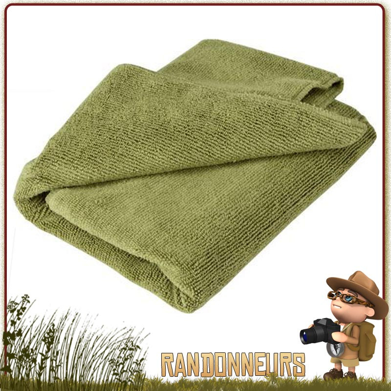 serviette micro-fibres, de couleur Vert Olive, en coton, est ultra légère et absorbante pour la toilette et vaisselle serviette micro-fibres, de couleur Vert Olive, en coton, est ultra légère et absorbante pour la toilette et vaisselle