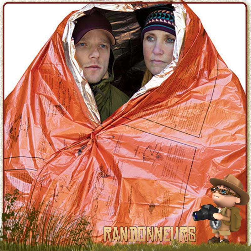 Couverture survie deux personnes SOL Adventure Medical Kits. Couverture de survie isothermique grande taille Couverture survie deux personnes SOL Adventure Medical Kits. Couverture de survie isothermique grande taille