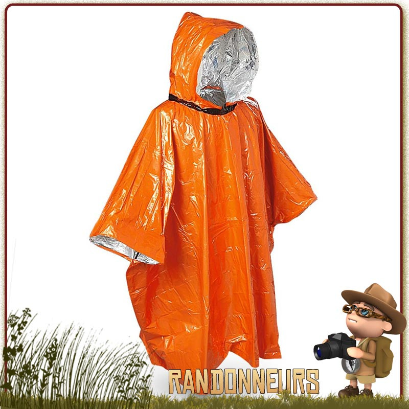 poncho de survie extrême de SOL est un poncho de protection isothermique contre les éléments (froid, vent, pluie) poncho de survie extrême de SOL est un poncho de protection isothermique contre les éléments (froid, vent, pluie)