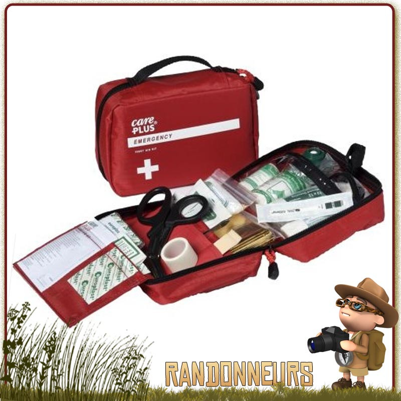 Trousse de premiers soins de première urgence, idéale aux destinations lointaines, les voyages et le trekking Trousse de premiers soins de première urgence, idéale aux destinations lointaines, les voyages et le trekking