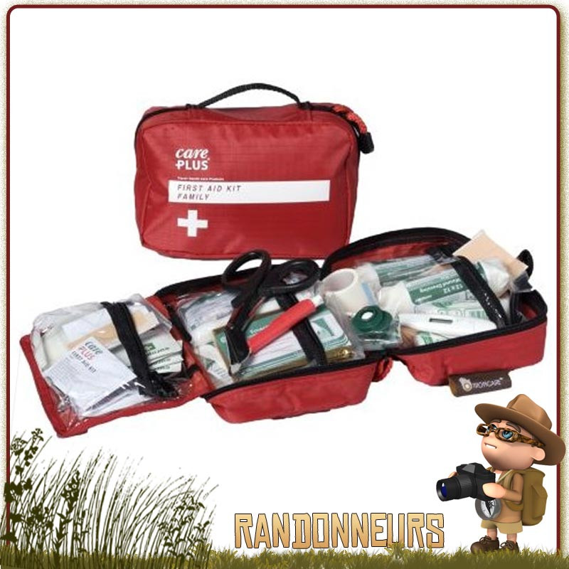 Trousse de premiers secours Care Plus pour les soins de toute la famille y compris les enfants Trousse de premiers secours Care Plus pour les soins de toute la famille y compris les enfants