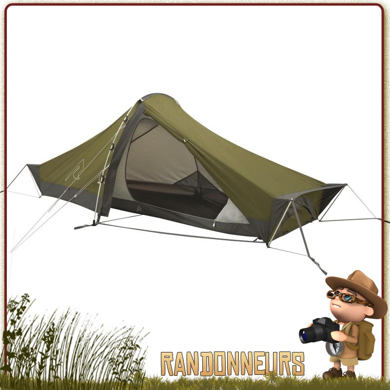 Tente Starlight 1 place ROBENS tente de randonnée bikepacking proposant un espace généreux et ouvertures mesh anti condensation Tente Starlight 1 place ROBENS tente de randonnée bikepacking proposant un espace généreux et ouvertures mesh anti condensation